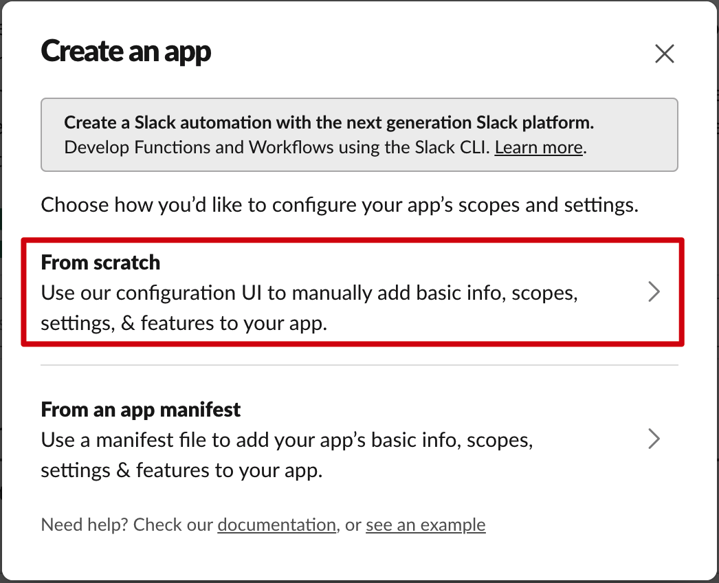 create app